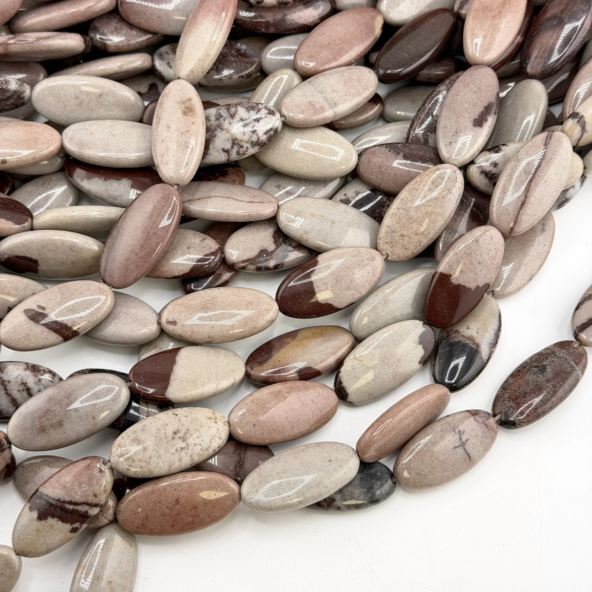 Яшма Чохуа Овал 15*30мм