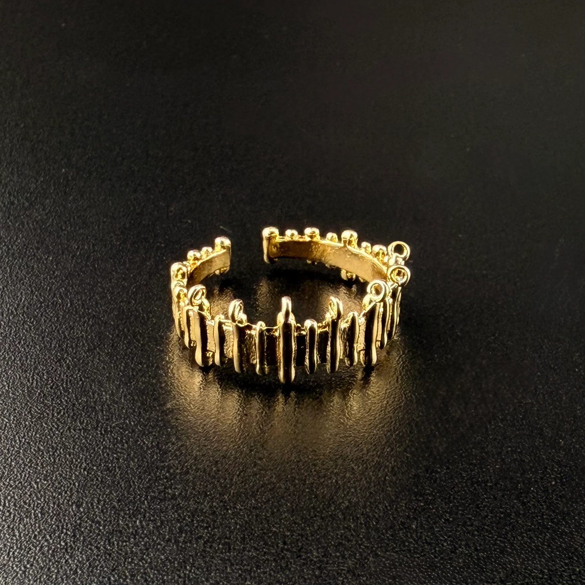Основа для кольца б/р зол. уп2шт