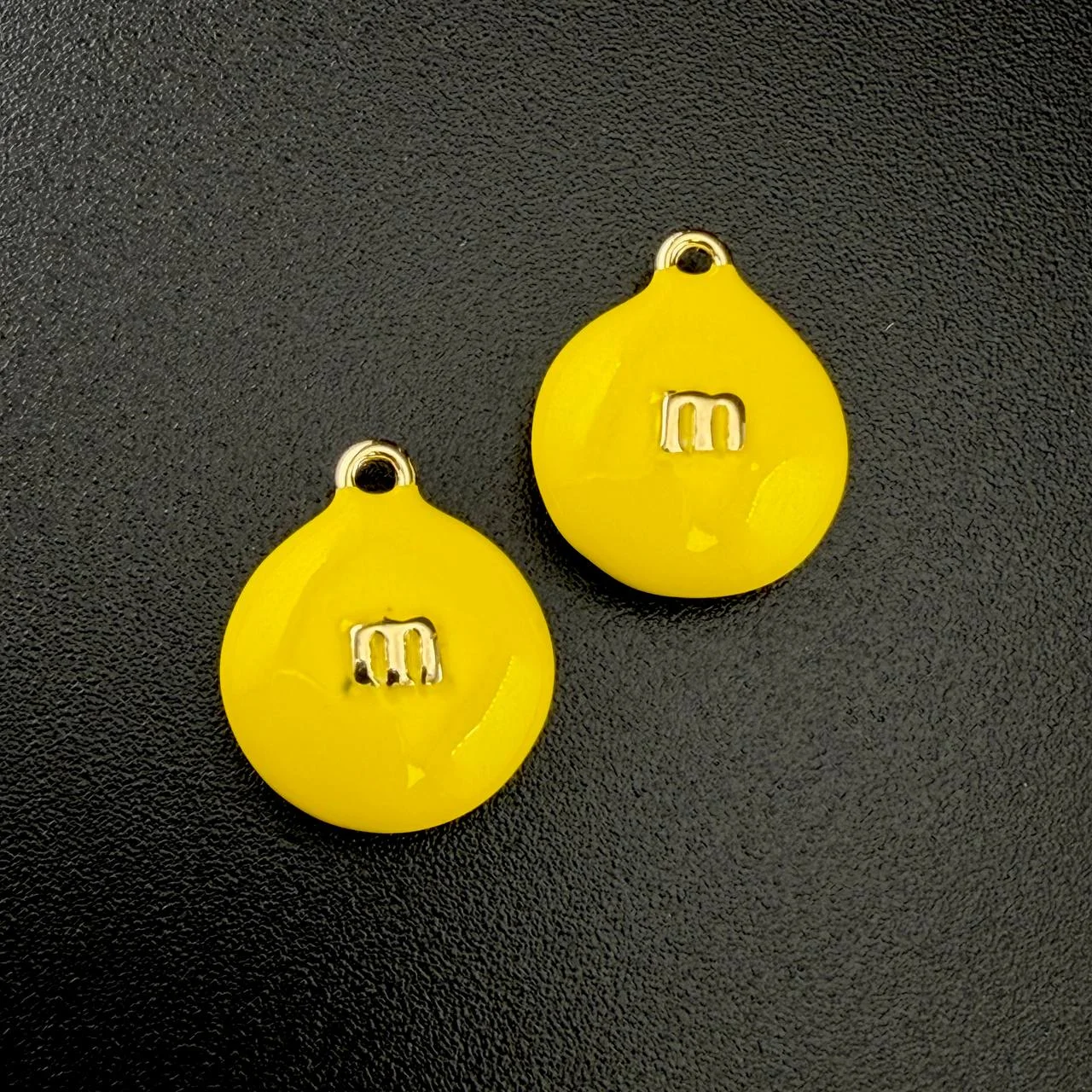 Подвеска M&M 13*16мм зол. желт. уп2шт