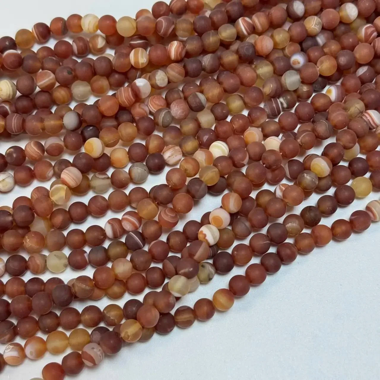 Сердолик Шар мат. 8мм микс