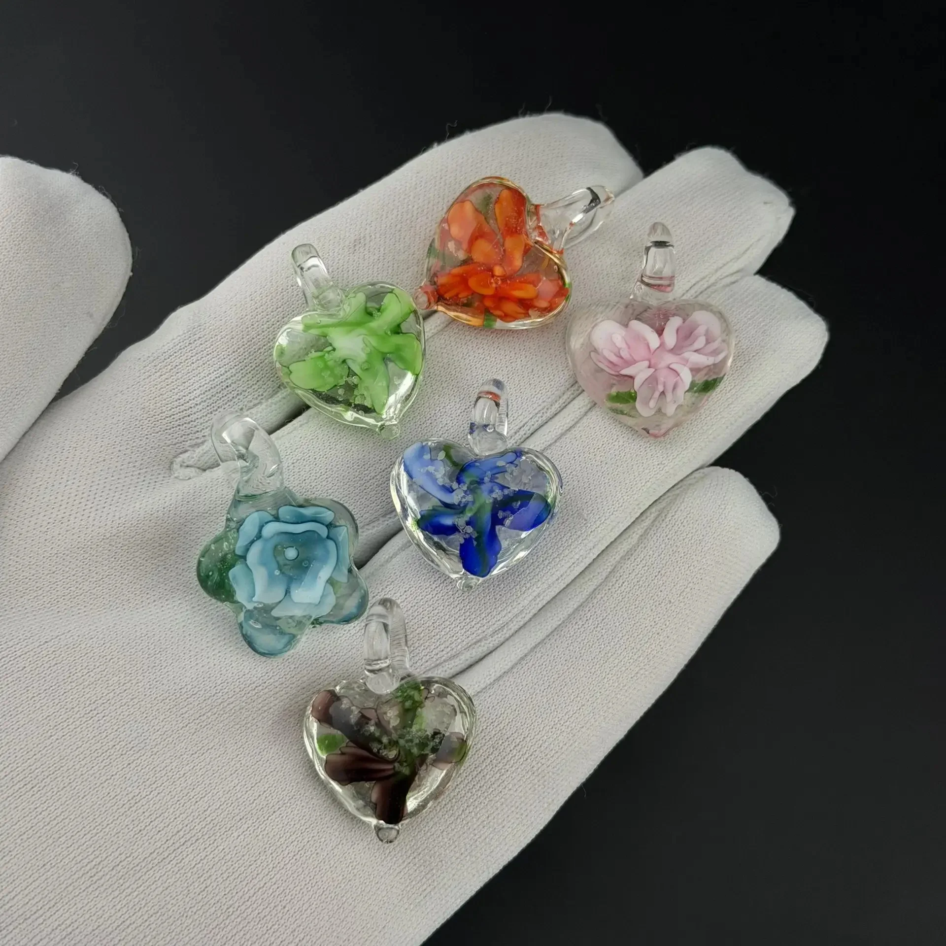 Бусина из стекла 19*26мм в ассорт.