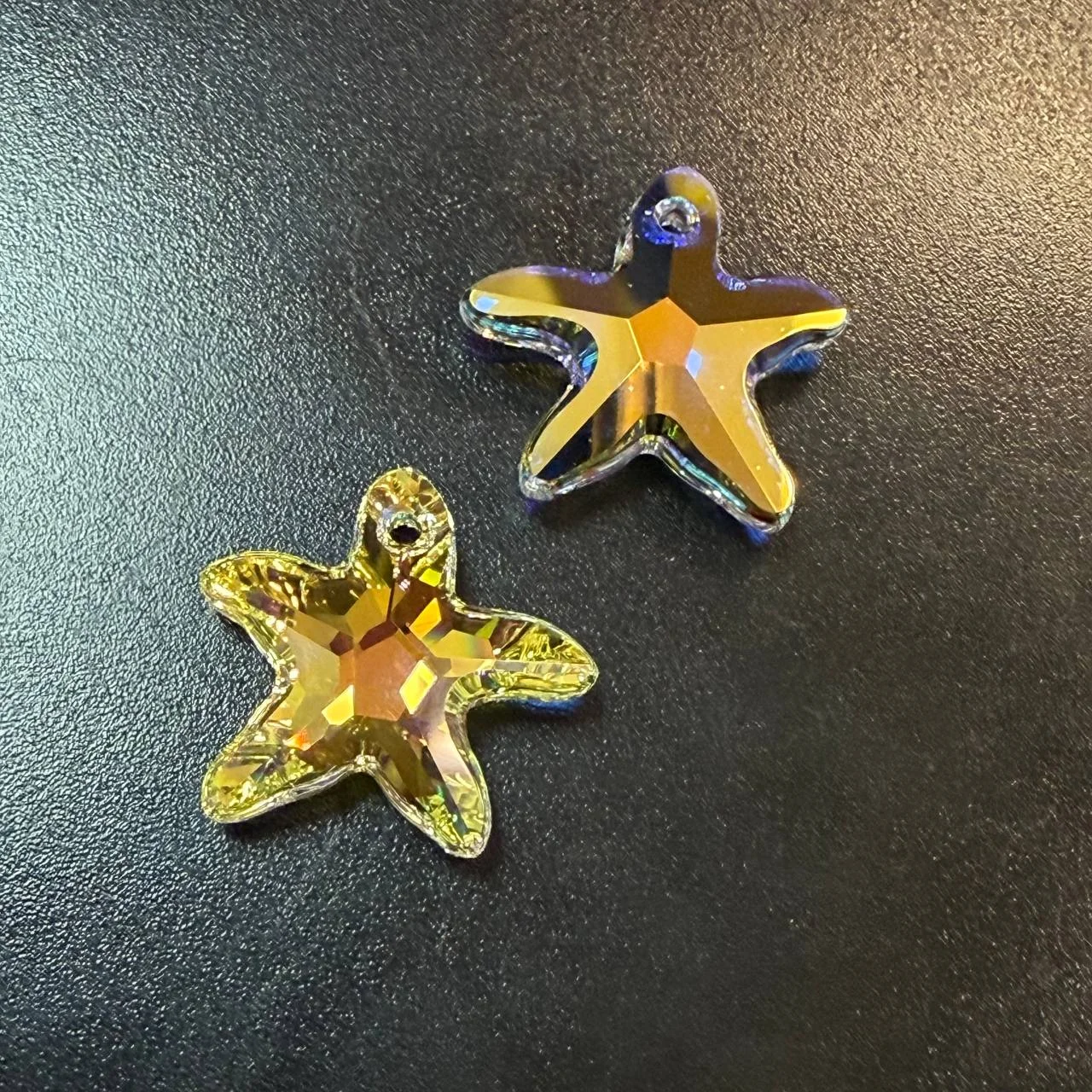 Подвеска Крист. Swarovski Звезда морск. 16*17мм прозр. АВ 1шт