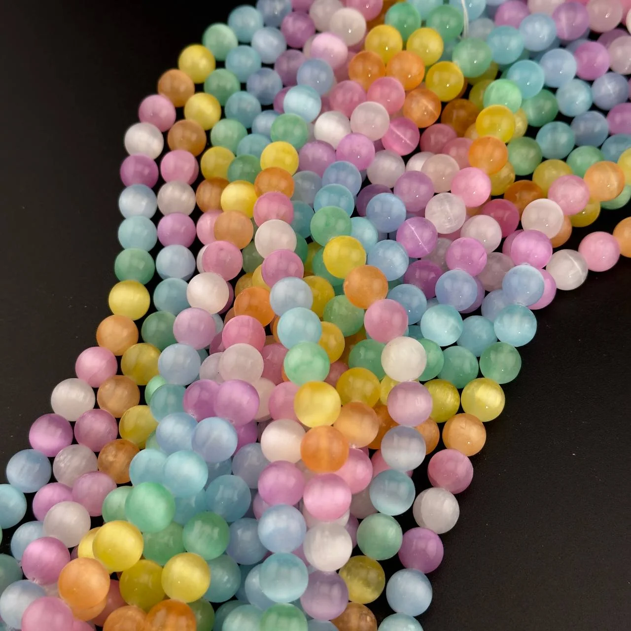 Селенит Шар 10-10,5мм разноцвет. микс