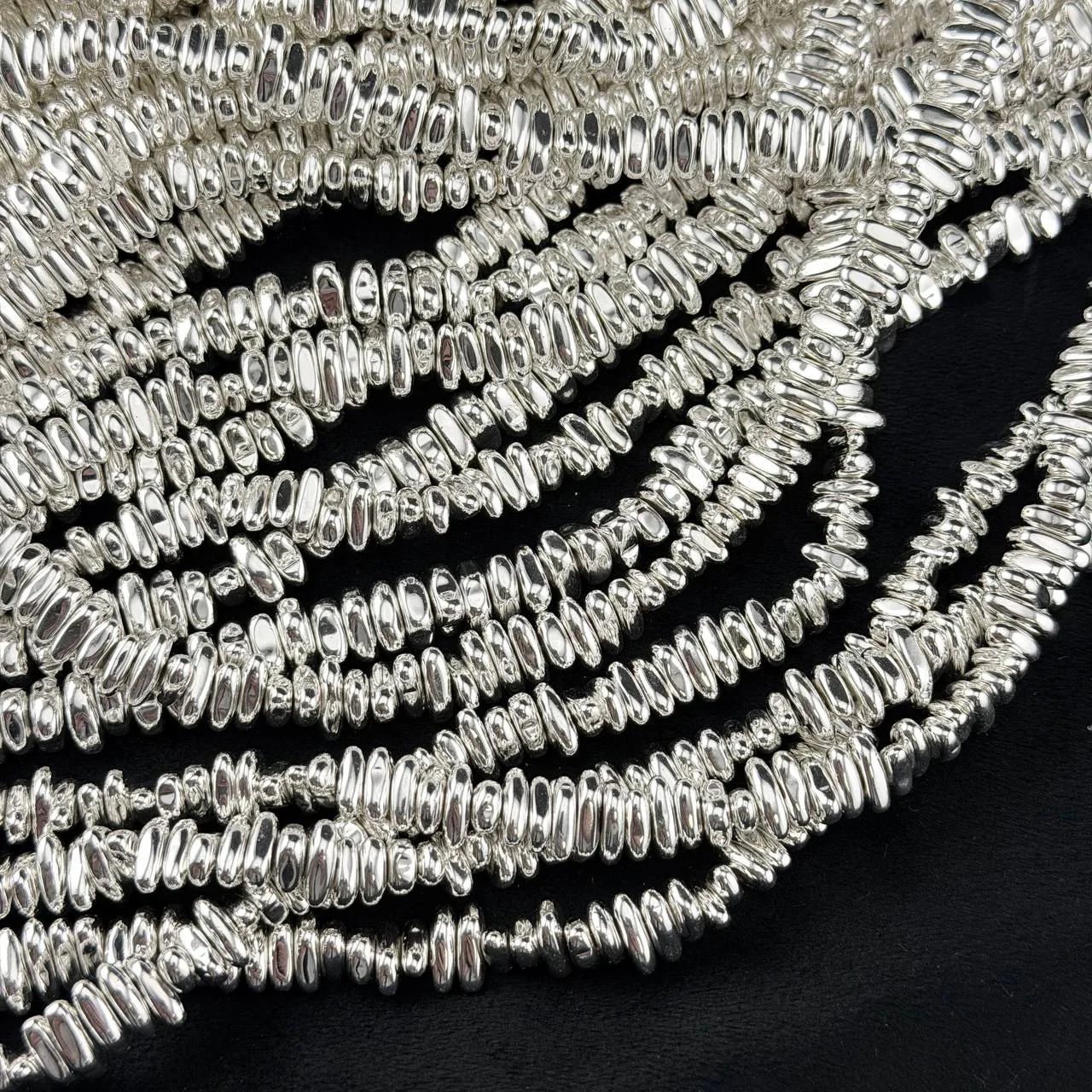 Гематит Рис гориз. 9*3мм сер.